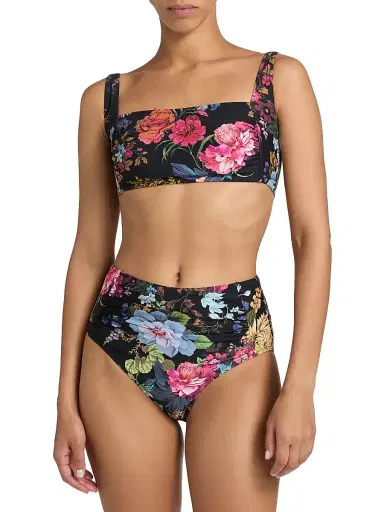 Johnny Was Women's Baccara Ruched Bikini Top | Thumbnail 3