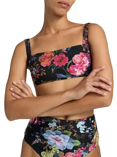 Johnny Was Women's Baccara Ruched Bikini Top | Thumbnail 5