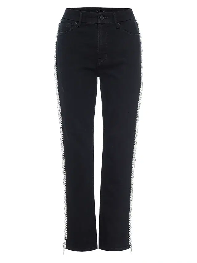 Good American Women's Good Legs Straight Diamond Jeans - Black