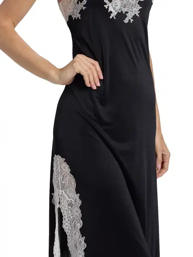 Natori Women's Enchant Lace Slip Dress - Black | Thumbnail 5