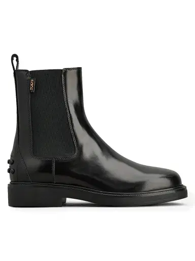 Tod's Women's Leather Chelsea Boots - Nero - Size 12 | Thumbnail 1 Tod's Women's Leather Chelsea Boots - Nero - Size 12 | Thumbnail 1