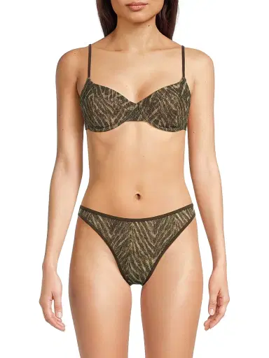 Ramy Brook Women's Mona Printed Bikini Top | Thumbnail 3