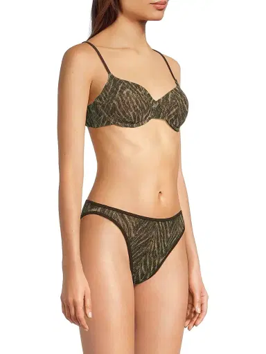 Ramy Brook Women's Mona Printed Bikini Top | Thumbnail 4
