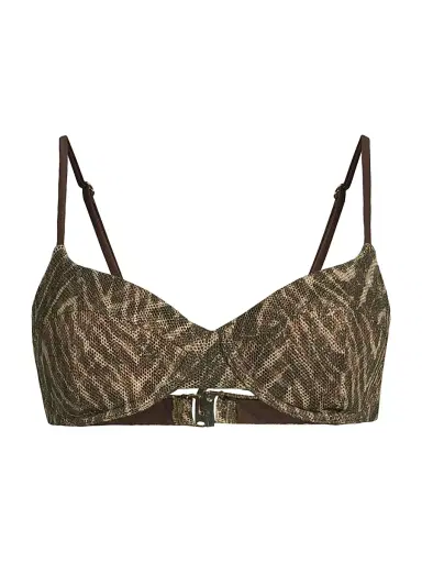 Ramy Brook Women's Mona Printed Bikini Top | Thumbnail 1
