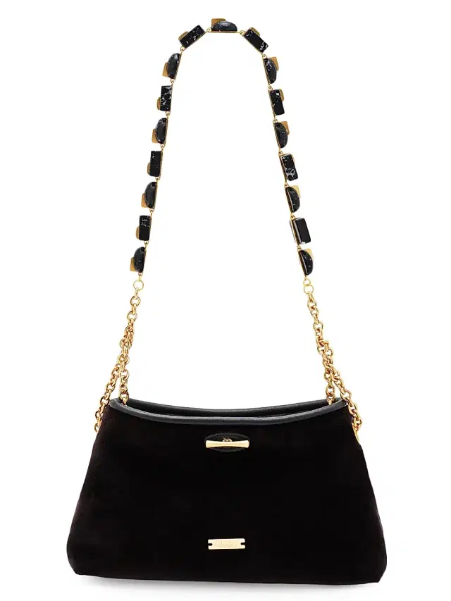 Cult Gaia Women's Mini Kiraz Studded-Strap Shoulder Bag - Black