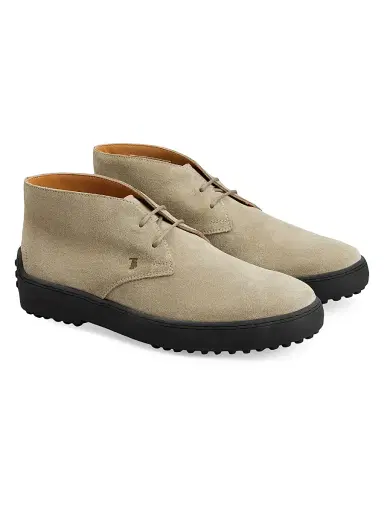 Tod's Men's Gommino Suede Desert Ankle Boots - Torba - Size 12 | Thumbnail 2