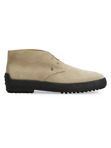 Tod's Men's Gommino Suede Desert Ankle Boots - Torba - Size 12 | Thumbnail 1