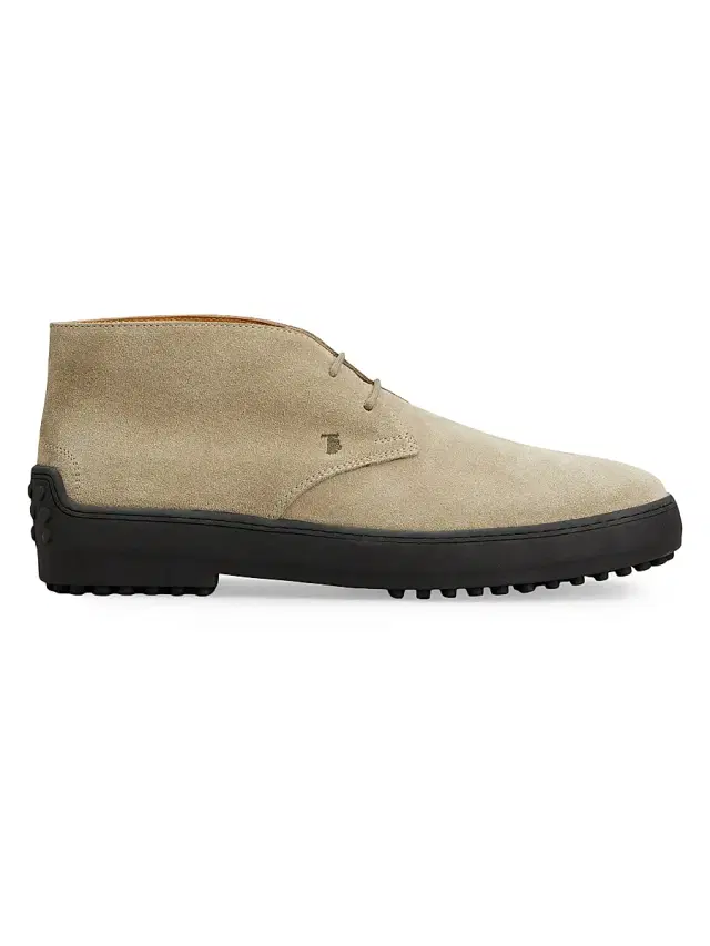 Men's Gommino Suede Desert Ankle Boots - Torba