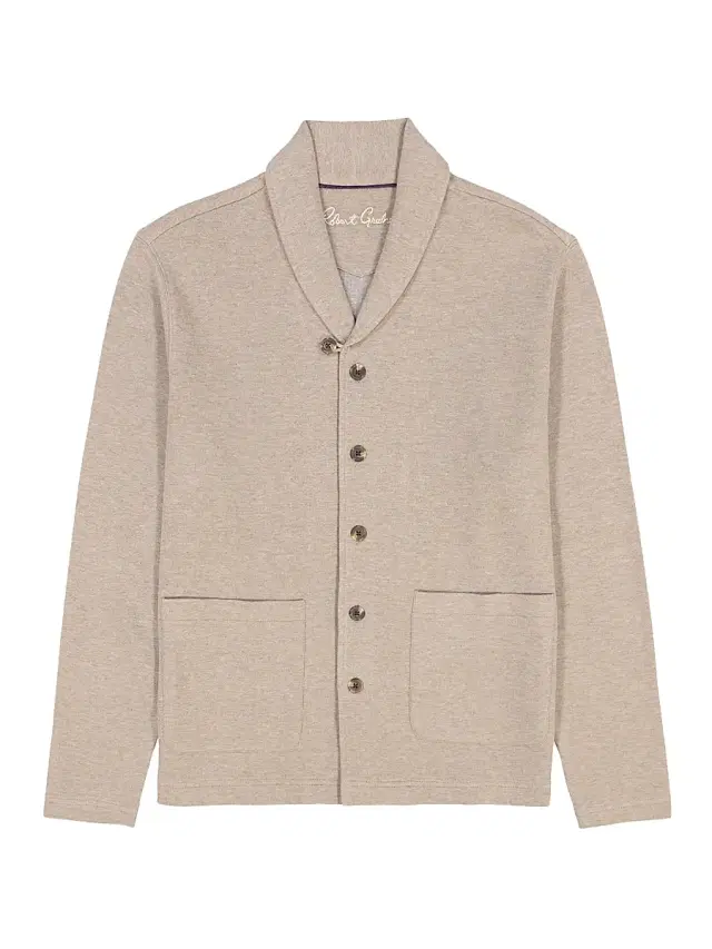 Robert Graham Men's Adriano Shawl Knit Cardigan - Tan