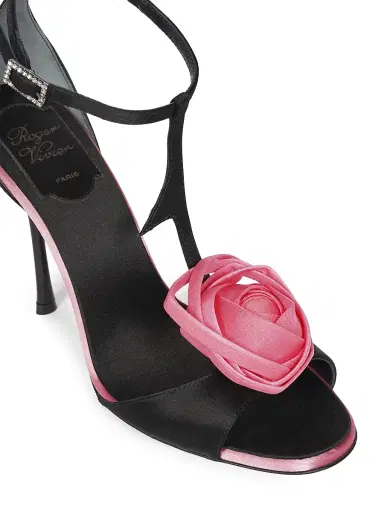 Roger Vivier Women's Epine Rose 100MM T-Strap Sandals | Thumbnail 5
