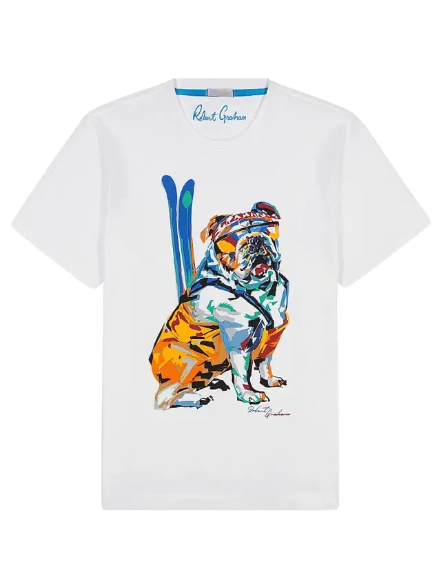 Men's Ski Graham Graphic T-Shirt - White