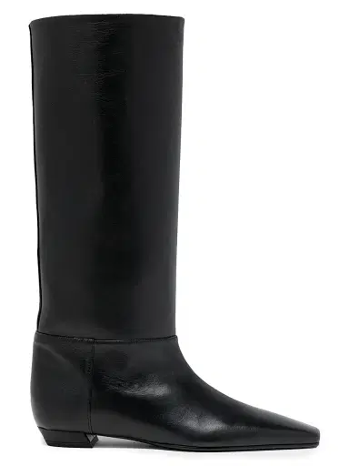 Proenza Schouler Women's Trap 25MM Leather Boots - Black - Size 9.5 | Thumbnail 1