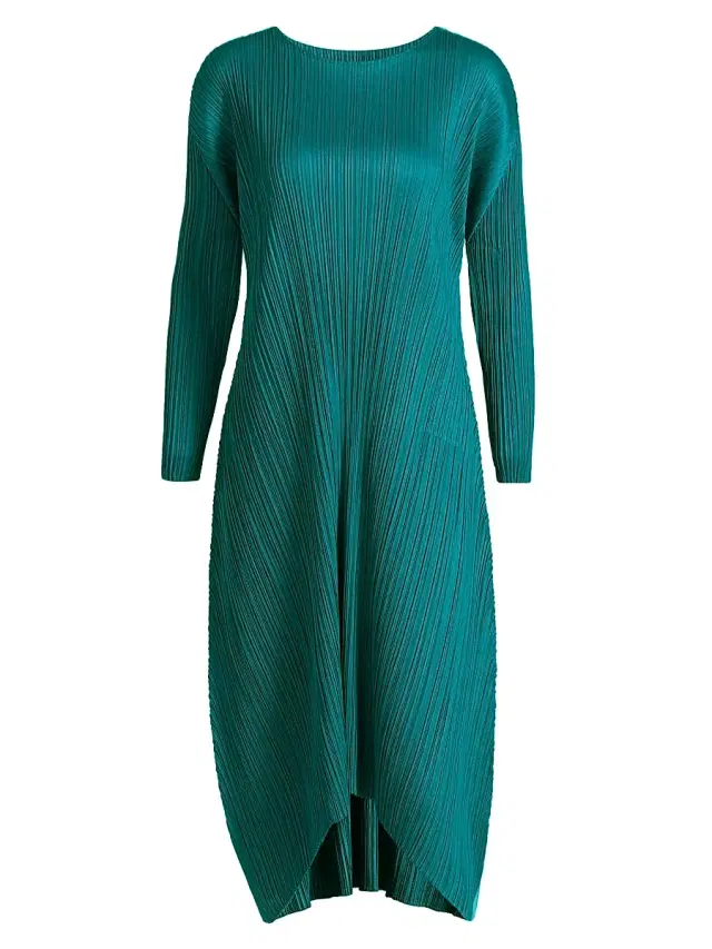 Women's Monthly Colors: October Midi-Dress - Turquoise Green Women's Monthly Colors: October Midi-Dress - Turquoise Green