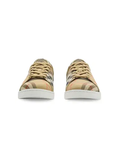 Burberry Women's Set Check Low-Top Sneakers - Sand Ip Check - Size 10 | Thumbnail 2