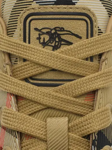 Burberry Women's Set Check Low-Top Sneakers - Sand Ip Check - Size 10 | Thumbnail 6