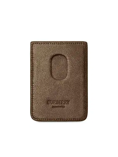 Burberry Men's EKD & Check Leather Phone Card Case | Thumbnail 2 Burberry Men's EKD & Check Leather Phone Card Case | Thumbnail 2