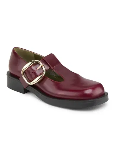 Maria Luca Women's Nora Leather Mary Janes - Dark Red - Size 10 | Thumbnail 2 Maria Luca Women's Nora Leather Mary Janes - Dark Red - Size 10 | Thumbnail 2