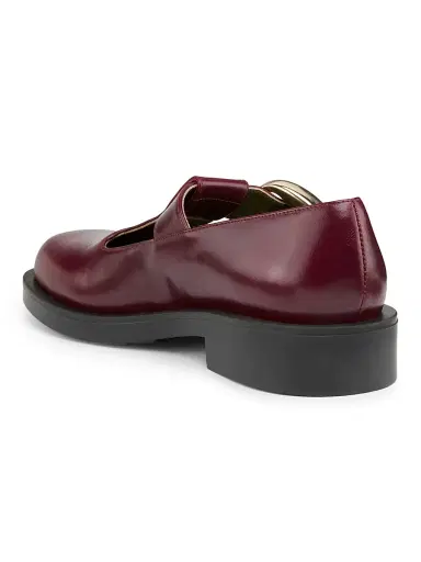 Maria Luca Women's Nora Leather Mary Janes - Dark Red - Size 10 | Thumbnail 3 Maria Luca Women's Nora Leather Mary Janes - Dark Red - Size 10 | Thumbnail 3