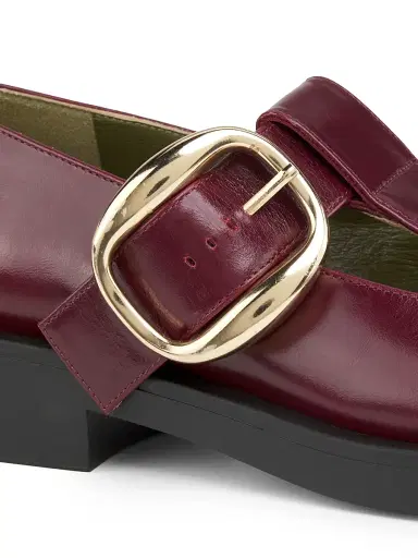 Maria Luca Women's Nora Leather Mary Janes - Dark Red - Size 10 | Thumbnail 5 Maria Luca Women's Nora Leather Mary Janes - Dark Red - Size 10 | Thumbnail 5