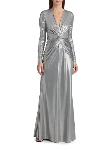 Chiara Boni La Petite Robe Women's Hajarix Splendid Ruched Gown | Thumbnail 3 Chiara Boni La Petite Robe Women's Hajarix Splendid Ruched Gown | Thumbnail 3