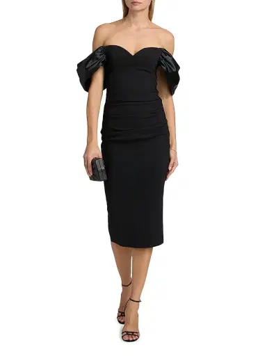 Chiara Boni La Petite Robe Women's Silvya Off-the-Shoulder Cocktail Dress | Thumbnail 3
