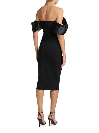 Chiara Boni La Petite Robe Women's Silvya Off-the-Shoulder Cocktail Dress | Thumbnail 5