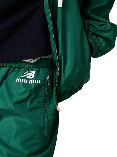 Miu Miu Women's New Balance X with Coco Gauff Technical Poplin Joggers - Green - Size 6 | Thumbnail 6 Miu Miu Women's New Balance X with Coco Gauff Technical Poplin Joggers - Green - Size 6 | Thumbnail 6