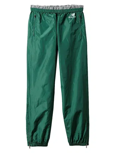 Miu Miu Women's New Balance X with Coco Gauff Technical Poplin Joggers - Green - Size 6 | Thumbnail 1 Miu Miu Women's New Balance X with Coco Gauff Technical Poplin Joggers - Green - Size 6 | Thumbnail 1