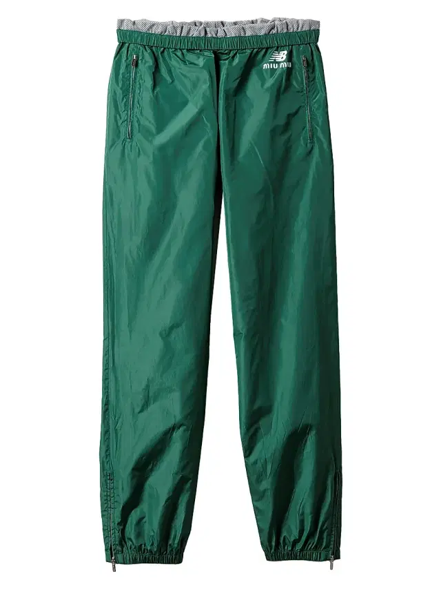 Miu Miu Women's New Balance X  with Coco Gauff Technical Poplin Joggers - Green