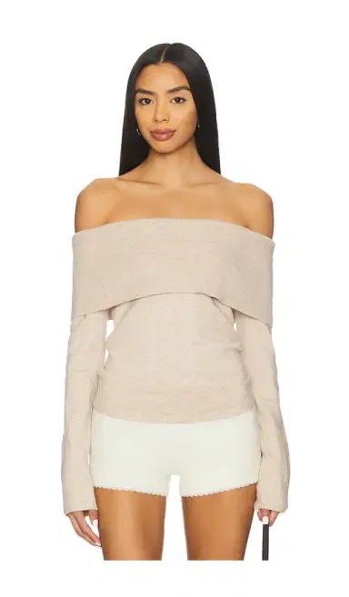 Lovers and Friends Gen Off The Shoulder Sweater | Thumbnail 1 Lovers and Friends Gen Off The Shoulder Sweater | Thumbnail 1