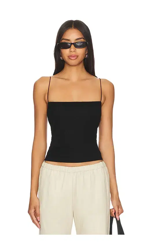 Enza Costa Silk Knit Strappy Essential Tank