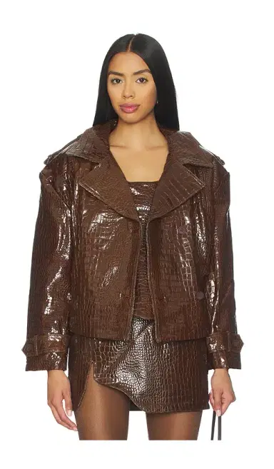 Mother of All Brooklyn Trench Leather Coat | Thumbnail 2