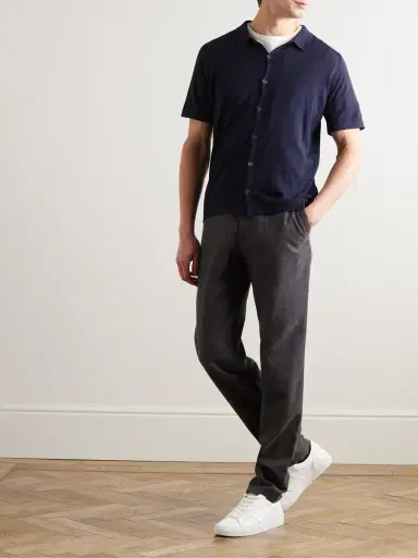 John Smedley Folke Sea Island Cotton Shirt - Men | Thumbnail 2