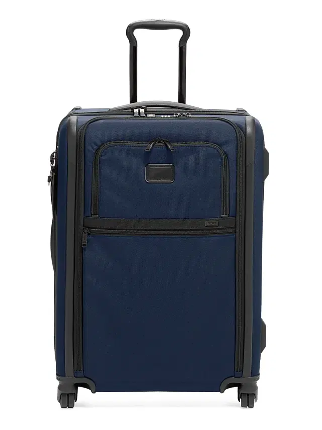 Alpha Short Trip Expandable Suitcase - Navy