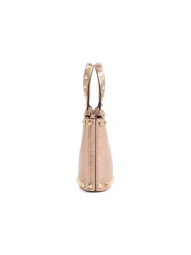 Valentino Garavani Women's Rockstud Mini Shopping Top Handle Bag | Thumbnail 3 Valentino Garavani Women's Rockstud Mini Shopping Top Handle Bag | Thumbnail 3