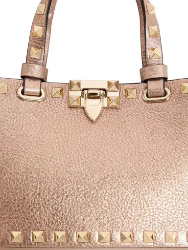 Valentino Garavani Women's Rockstud Mini Shopping Top Handle Bag | Thumbnail 6 Valentino Garavani Women's Rockstud Mini Shopping Top Handle Bag | Thumbnail 6