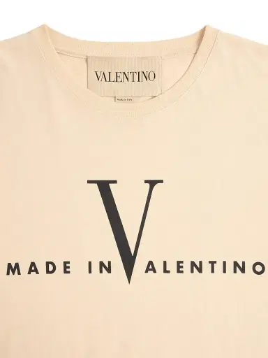 Valentino Garavani Men's Cotton T-Shirt with Print - Butter Black - Size XL | Thumbnail 6 Valentino Garavani Men's Cotton T-Shirt with Print - Butter Black - Size XL | Thumbnail 6