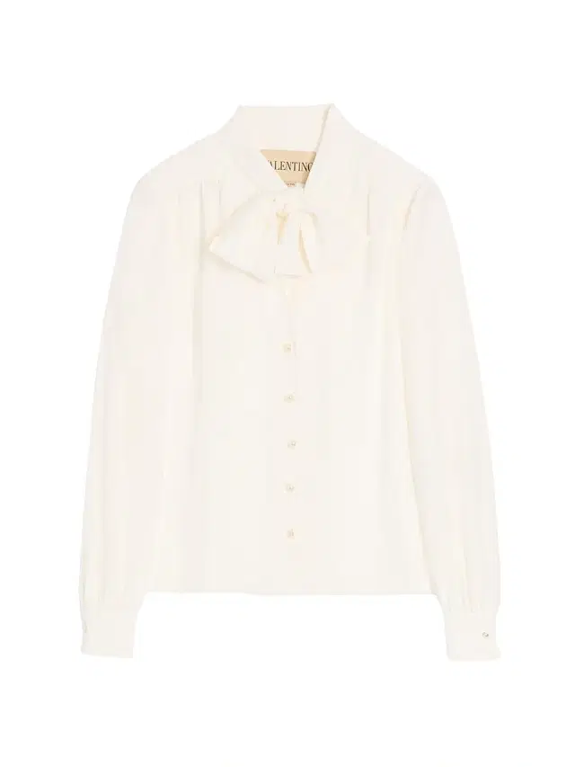 Valentino Garavani Women's Crepe De Chine Shirt -