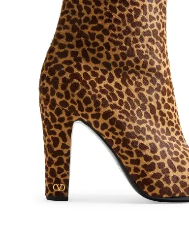 Valentino Garavani Women's Hotty 100MM Boots in Pony-Effect Calfskin | Thumbnail 6 Valentino Garavani Women's Hotty 100MM Boots in Pony-Effect Calfskin | Thumbnail 6