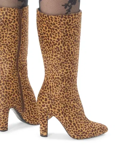 Valentino Garavani Women's Hotty 100MM Boots in Pony-Effect Calfskin | Thumbnail 7 Valentino Garavani Women's Hotty 100MM Boots in Pony-Effect Calfskin | Thumbnail 7