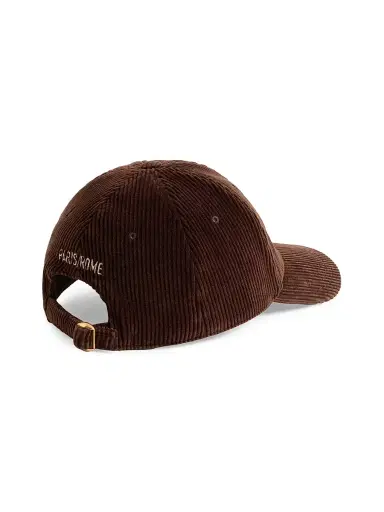 Valentino Garavani Men's Velvet Baseball Cap with Embroidery - Brown - Size Small | Thumbnail 3 Valentino Garavani Men's Velvet Baseball Cap with Embroidery - Brown - Size Small | Thumbnail 3