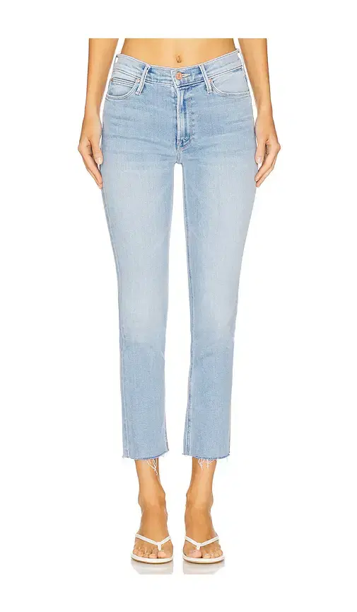 Petite Lil' Mid Rise Dazzler Ankle Fray