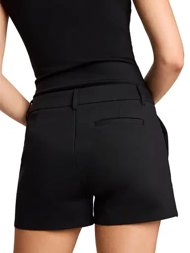 Commando Women's Mid-Rise Shorts - Black - Size Large | Thumbnail 5