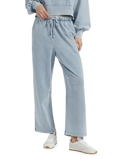 Stellae Dux Women's Stretch Cotton-Blend Drawstring Pants | Thumbnail 3