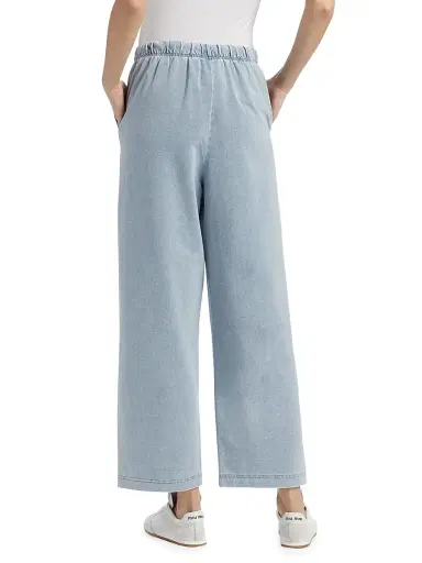 Stellae Dux Women's Stretch Cotton-Blend Drawstring Pants | Thumbnail 5