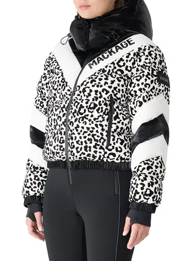Mackage Women's Kairi Leopard Puffer Jacket | Thumbnail 3 Mackage Women's Kairi Leopard Puffer Jacket | Thumbnail 3