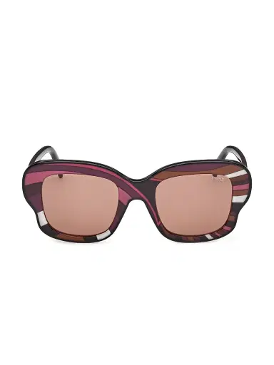 Pucci Women's 52MM Butterfly Sunglasses - Multicolor Brown | Thumbnail 2 Pucci Women's 52MM Butterfly Sunglasses - Multicolor Brown | Thumbnail 2
