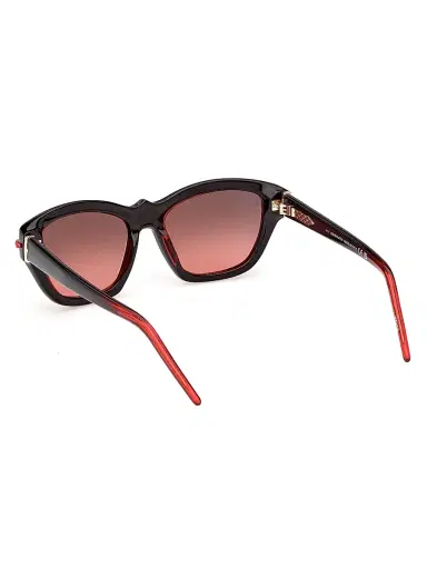 Christian Louboutin Women's Kate 53MM Rectangular Sunglasses - Black Silver | Thumbnail 4 Christian Louboutin Women's Kate 53MM Rectangular Sunglasses - Black Silver | Thumbnail 4