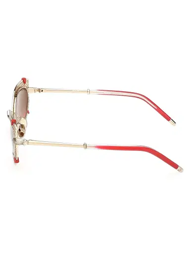 Christian Louboutin Women's Dolly 54MM Oval Sunglasses | Thumbnail 3