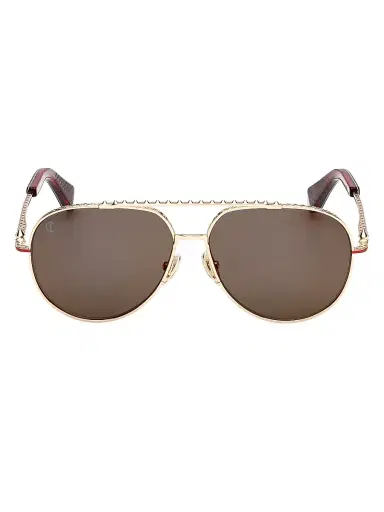 Christian Louboutin Men's Greggo 61MM Aviator Sunglasses | Thumbnail 2